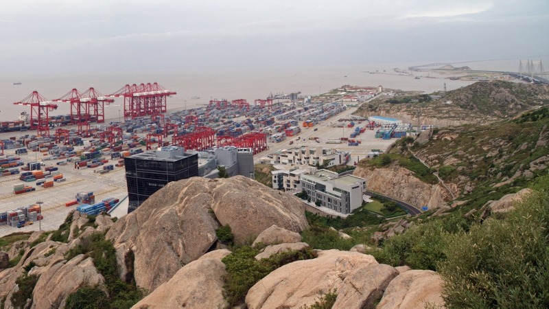 port de Yangshan, pôle de la façade littorale de la Chine