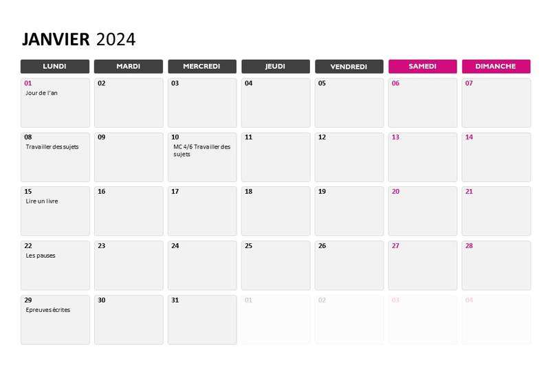 Archives des Agenda - Cours & Concours