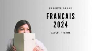 oral 2024 de français au CAPLP